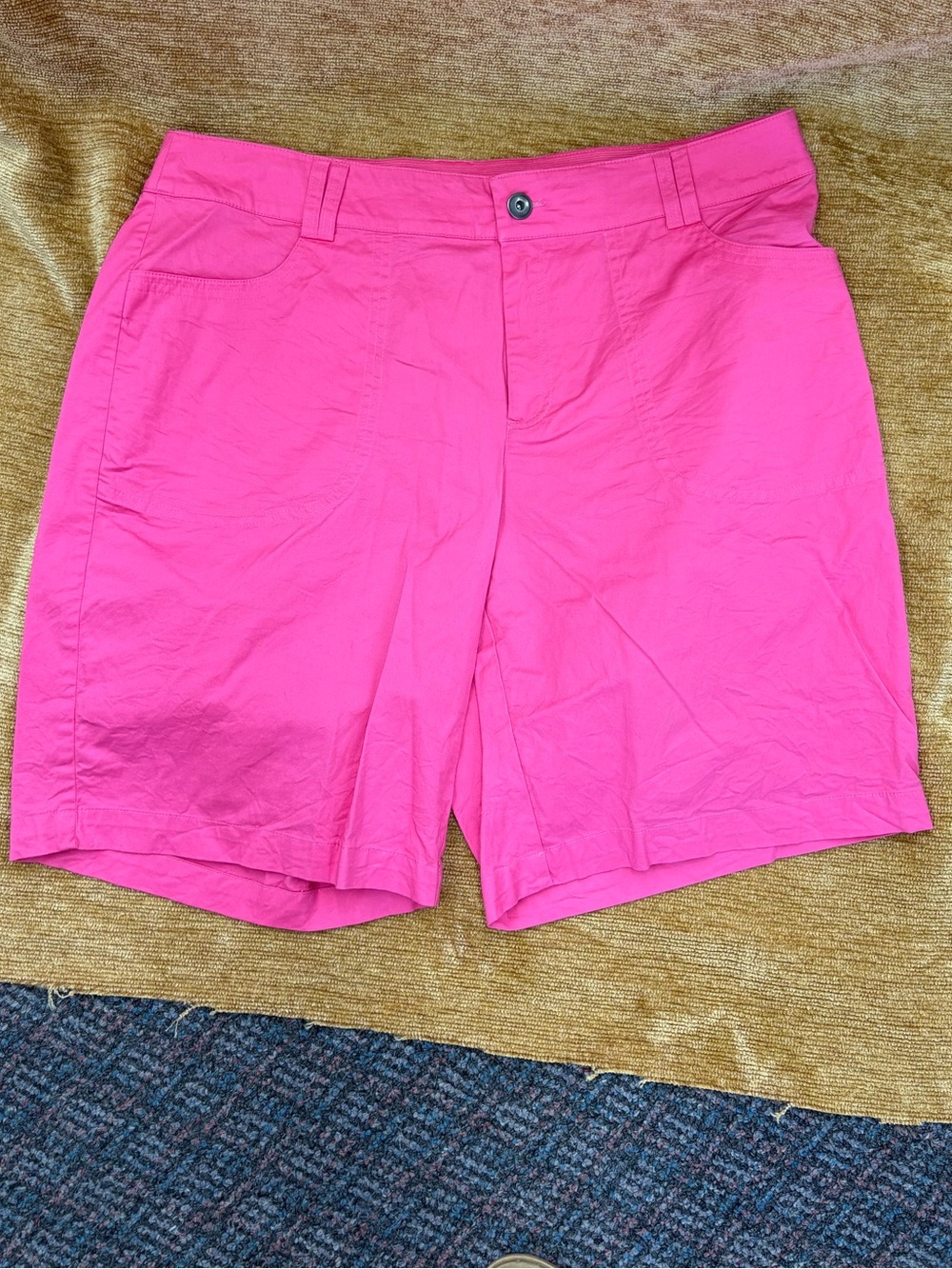 CJ Banks ladies size 16W Hot Pink Bermuda Shorts